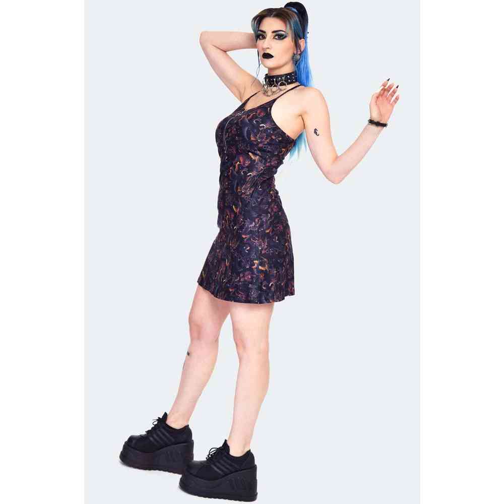Jawbreaker - Paradise Lost Print Robe courte - Noir